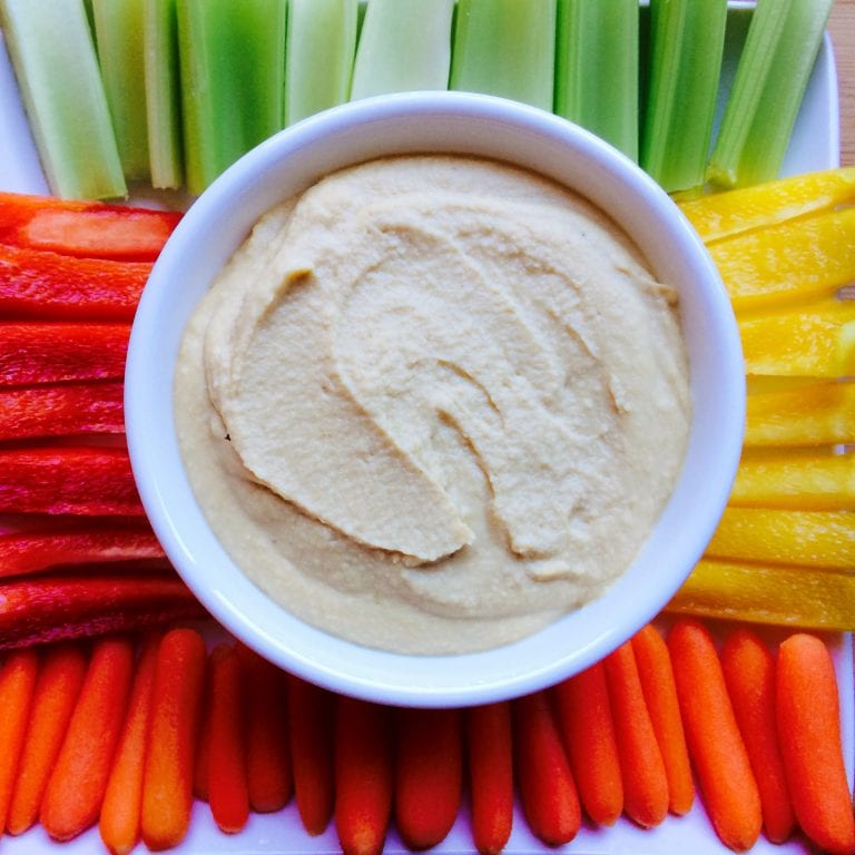 LowFat Hummus (Vegan + OilFree + LowCalorie)