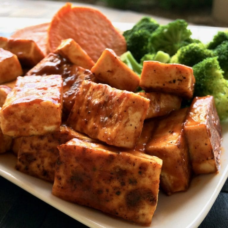 Easy BBQ Tofu (Keto + Vegan + GlutenFree)