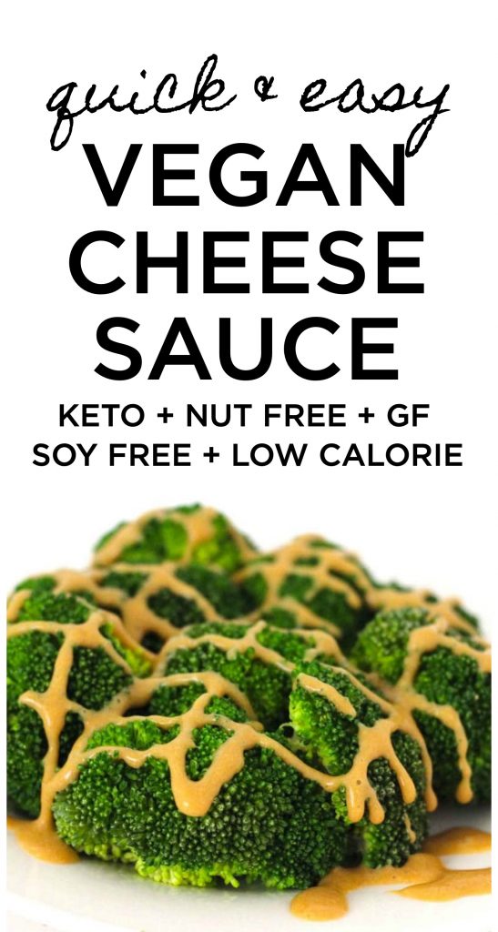 Easy Vegan Cheese Sauce (Keto + Gluten-Free + Nut-Free)