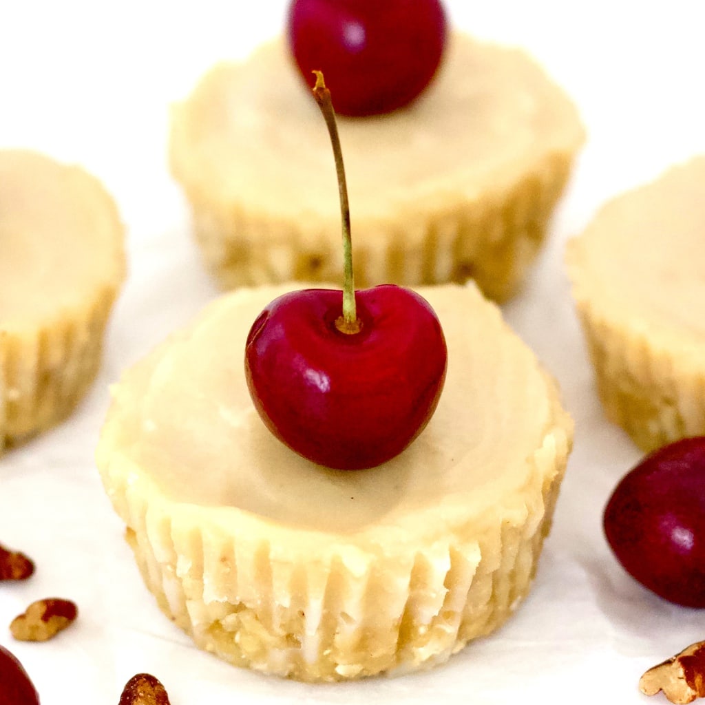 These super healthy, fully raw Vegan Cheesecake Bites are totally delicious! Decadent, rich, and just amazing. They're also paleo, gluten-free, low-carb, keto, & sugar-free!
