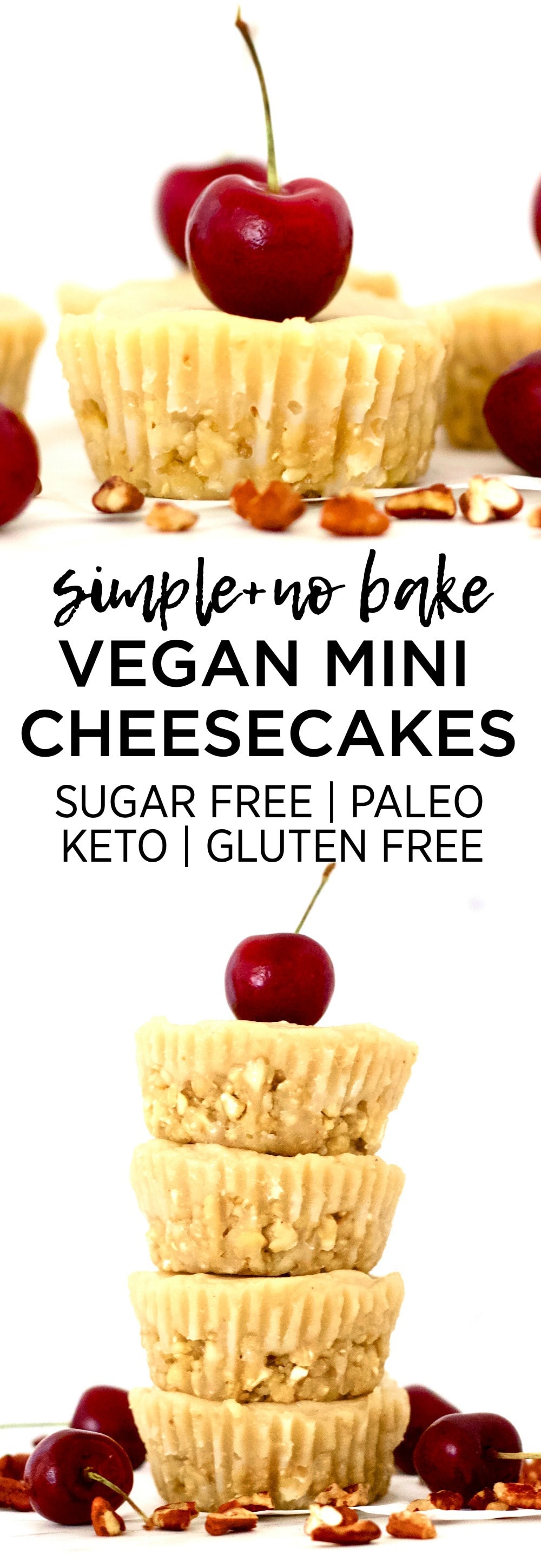 These super healthy, fully raw Vegan Cheesecake Bites are totally delicious! Decadent, rich, and just amazing. They're also paleo, gluten-free, low-carb, keto, & sugar-free!