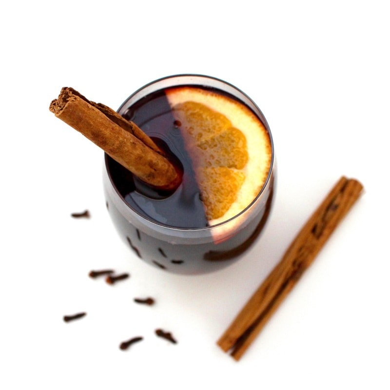 This Keto Mulled Wine is a delicious, warming, healthier-for-you cocktail that is bursting with amazing flavors! It's low-carb, vegan, gluten-free, and contains no added sugar. The perfect winter skinny adult beverage!
