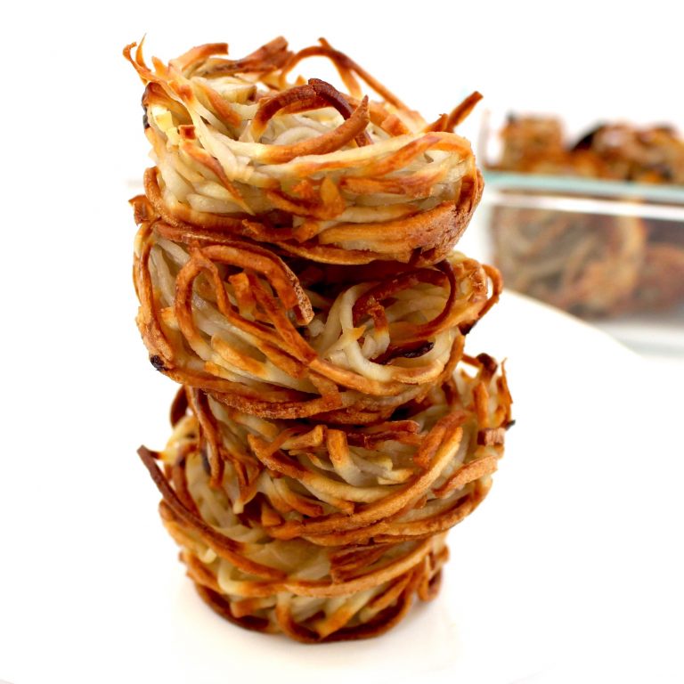 Vegan Potato Kugel Cups (LowFat + GlutenFree + LowCalorie)