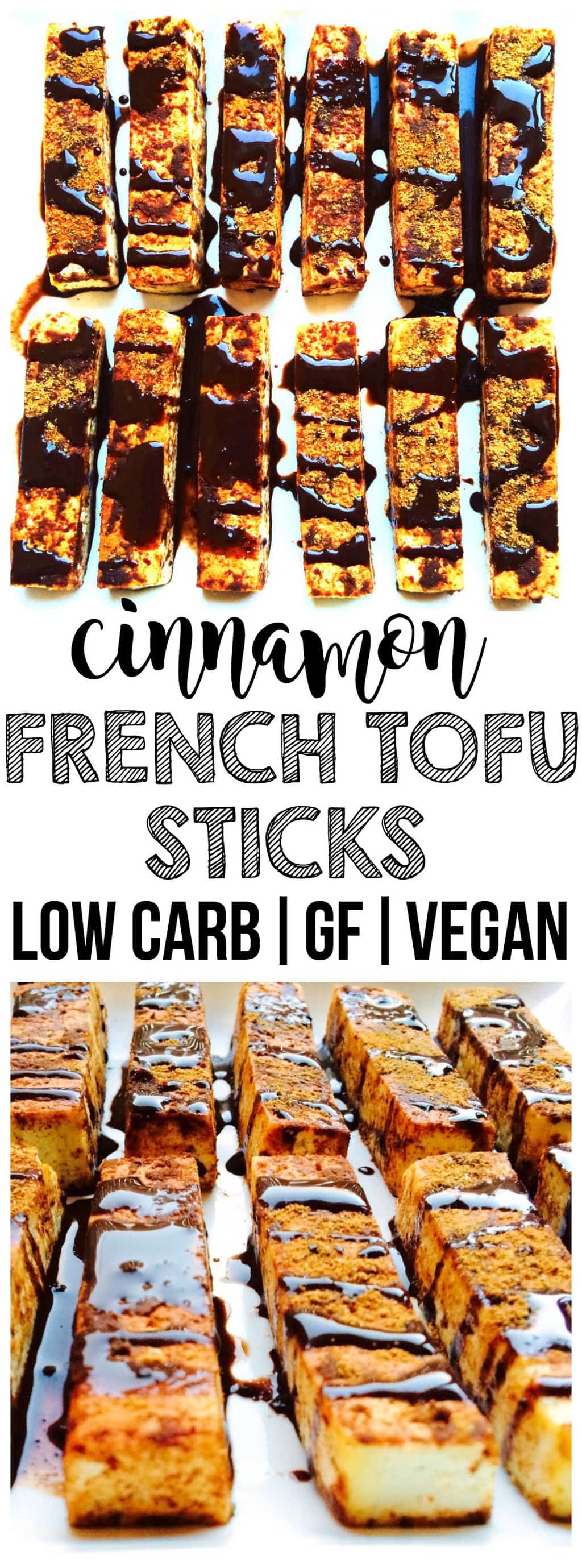 You will LOVE these Keto Cinnamon French Tofu Sticks! They are the perfect low-carb, vegan, gluten-free, dairy-free & sugar-free French toast alternative. A wonderful, high-protein breakfast or brunch recipe!