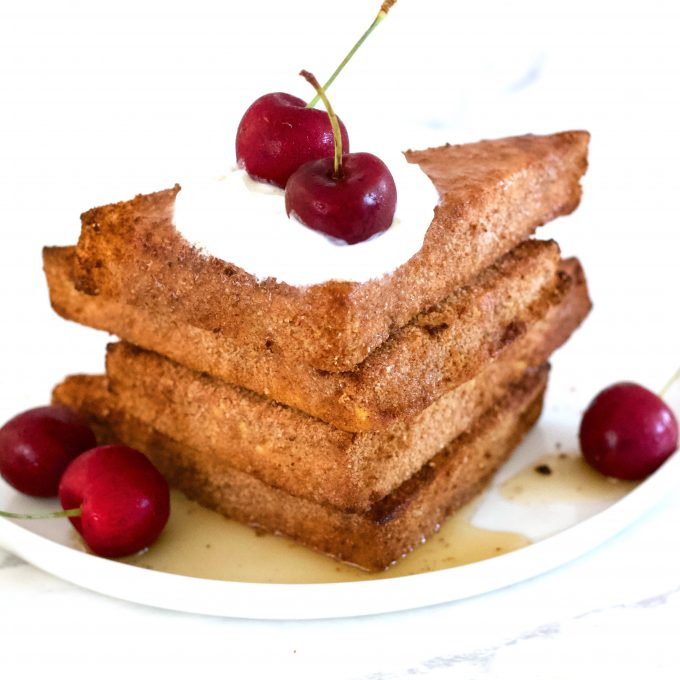 AirFryer Vegan French "Toast" (Keto + GlutenFree + SugarFree)